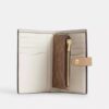 Portfel 2 w 1 z Signature Canvas w blokowe wzory