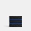Portfel Id Billfold z Signature Canvas z paskiem w stylu „Varsity Stripe”