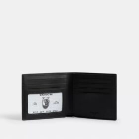 Portfel Id Billfold z Signature Canvas z paskiem w stylu „Varsity Stripe”