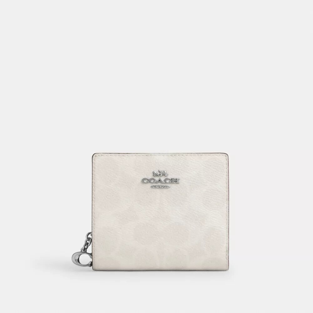 Portfel zapinany na zatrzask z Signature Canvas