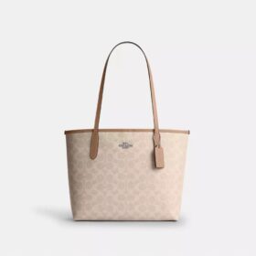 Średnia torba Shopper z Signature Canvas