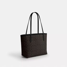 Średnia torba Shopper z Signature Canvas