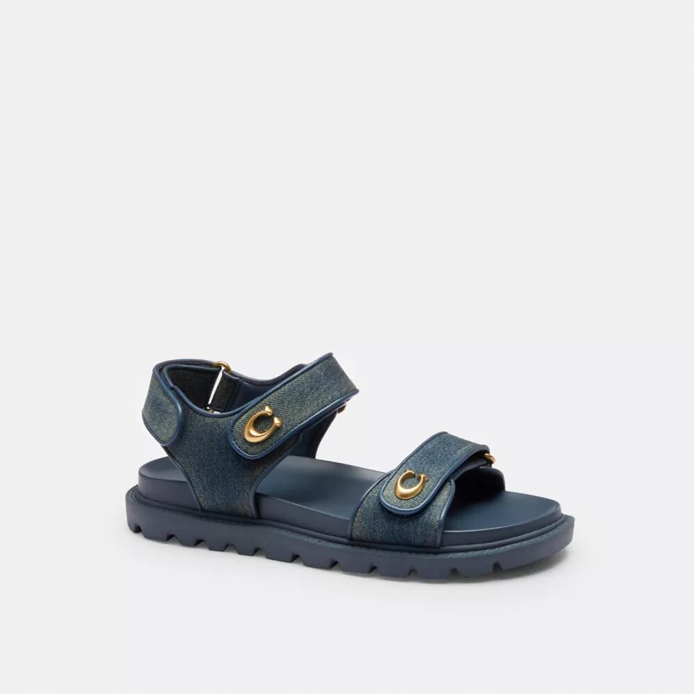 Sandały Brynn z dżinsu w stylu „Loved Denim”