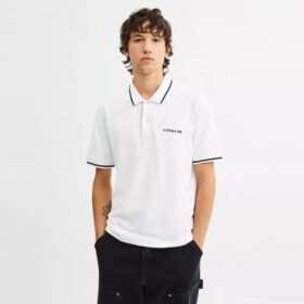 Signature Trim Koszulka polo z bawełny organicznej