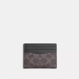 Smukłe etui na dowód osobisty z Signature Canvas