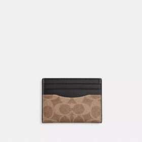Smukłe etui na dowód osobisty z Signature Canvas
