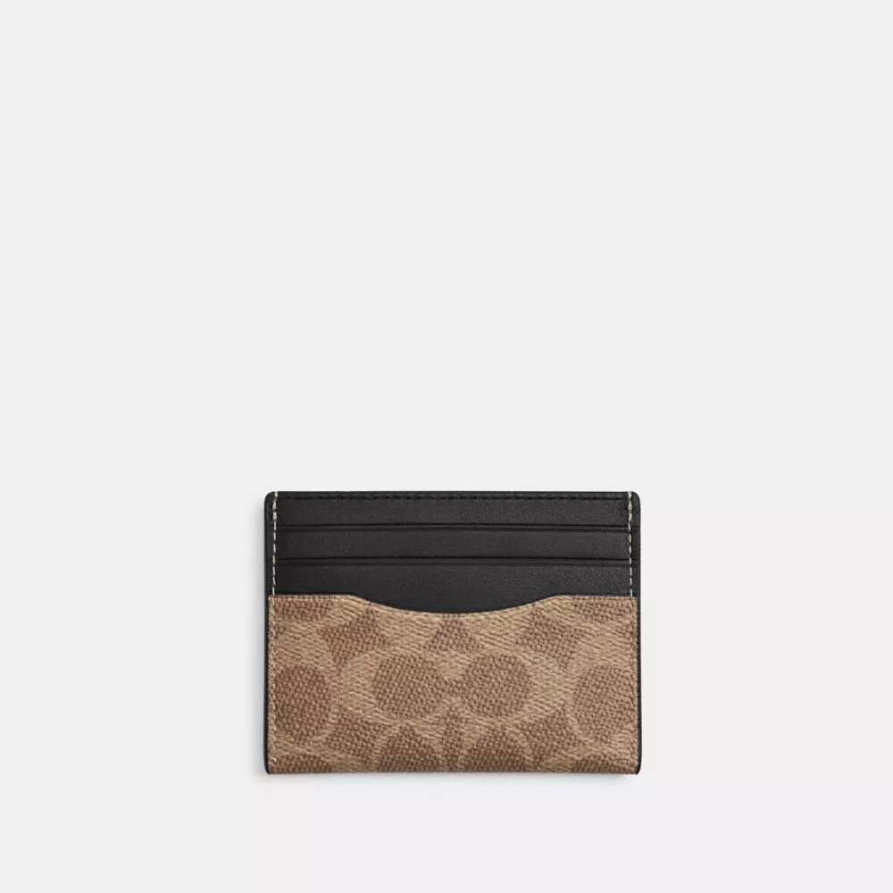 Smukłe etui na dowód osobisty z Signature Canvas