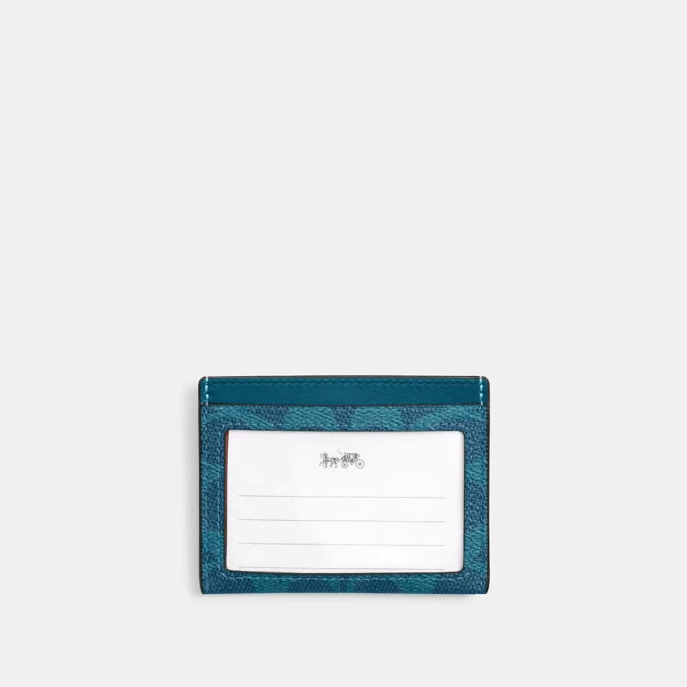 Smukłe etui na dowód osobisty z Signature Canvas
