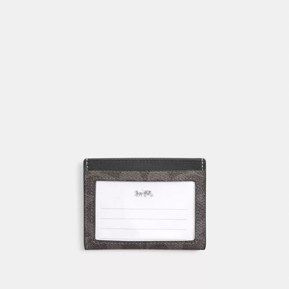 Smukłe etui na dowód osobisty z Signature Canvas