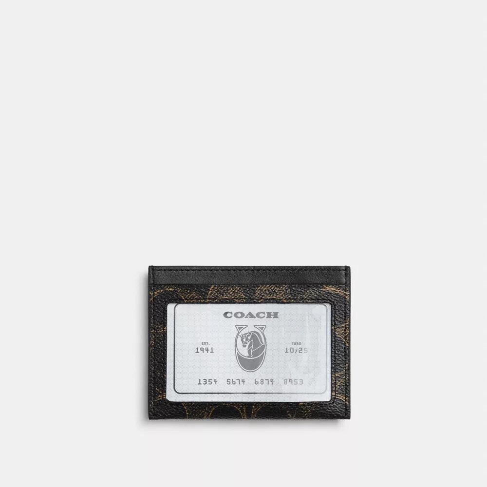 Smukłe etui na dowód osobisty z Signature Canvas marki Loved