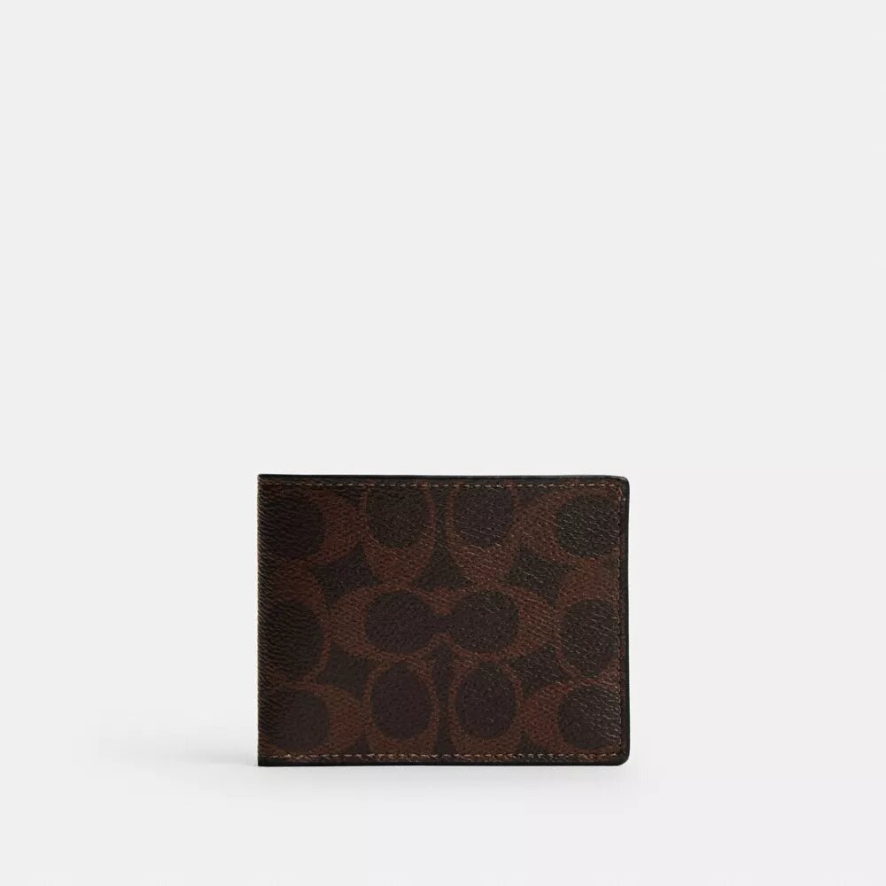 Smukły portfel z Signature Canvas