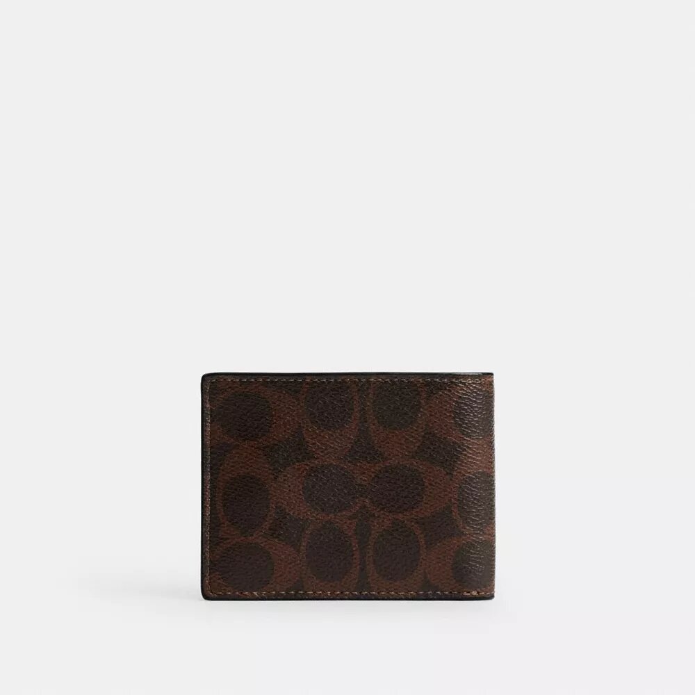 Smukły portfel z Signature Canvas