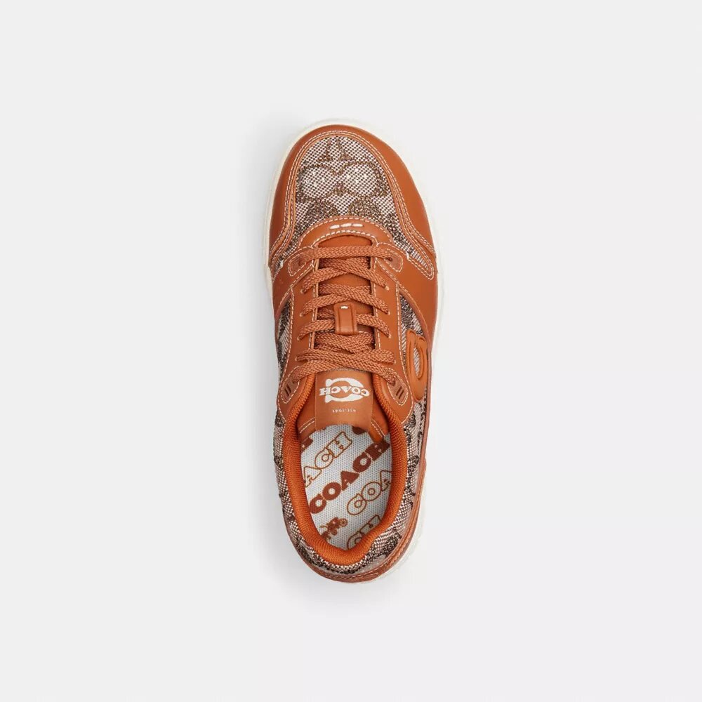 Sneakersy Soho z charakterystycznym żakardem Crystal