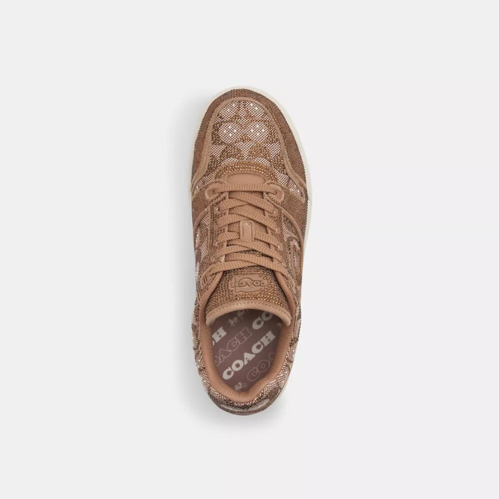 Sneakersy Soho z charakterystycznym żakardem Crystal