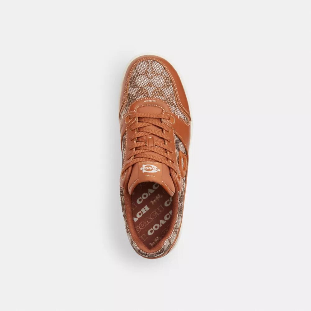 Sneakersy Soho z charakterystycznym żakardowym wzorem z kryształkami