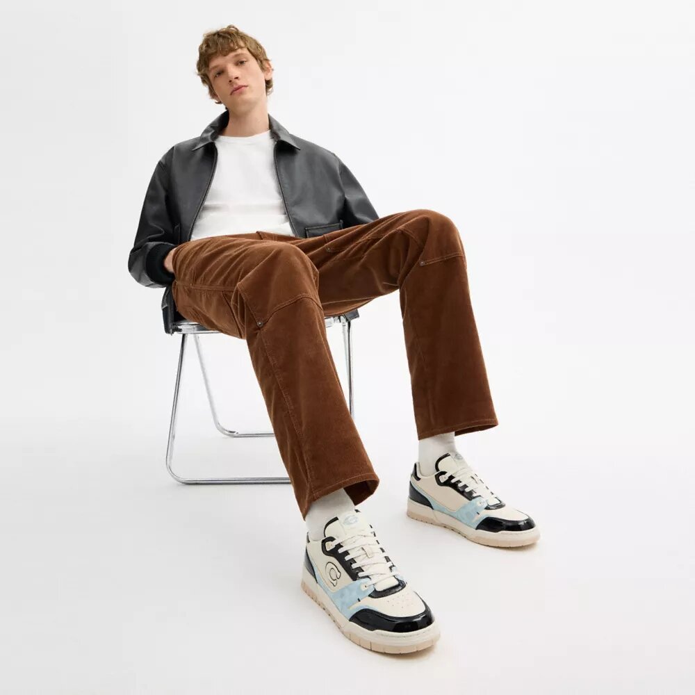 Sneakersy Soho z charakterystycznym lakierowanym akcentem