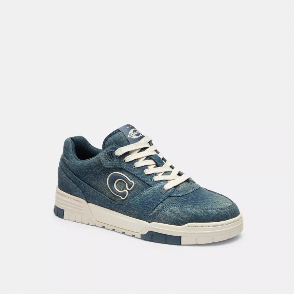 Sneakersy Soho z postarzanego dżinsu