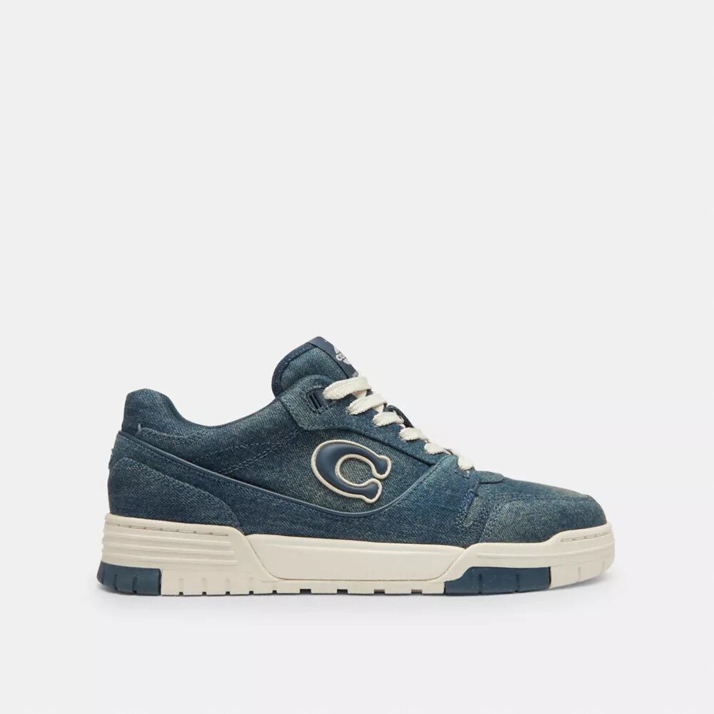 Sneakersy Soho z postarzanego dżinsu