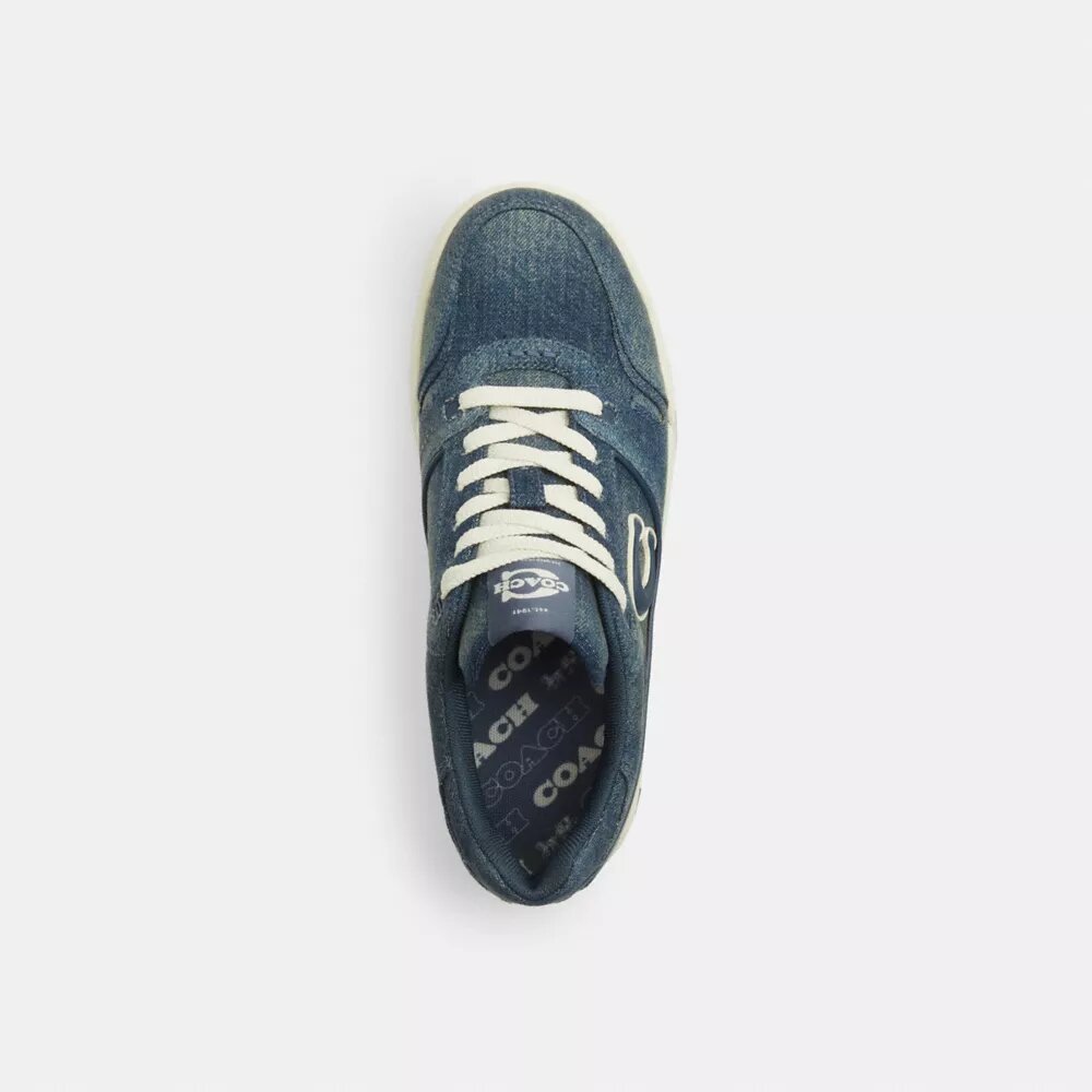 Sneakersy Soho z postarzanego dżinsu