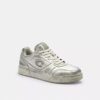 Sneakersy Soho z postarzanej skóry metalicznej