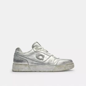 Sneakersy Soho z postarzanej skóry metalicznej