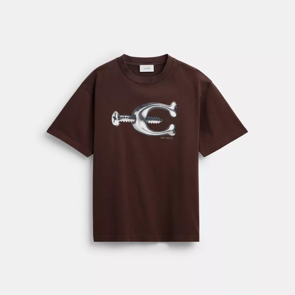 T-shirt „Hardware Relaxed” z bawełny organicznej