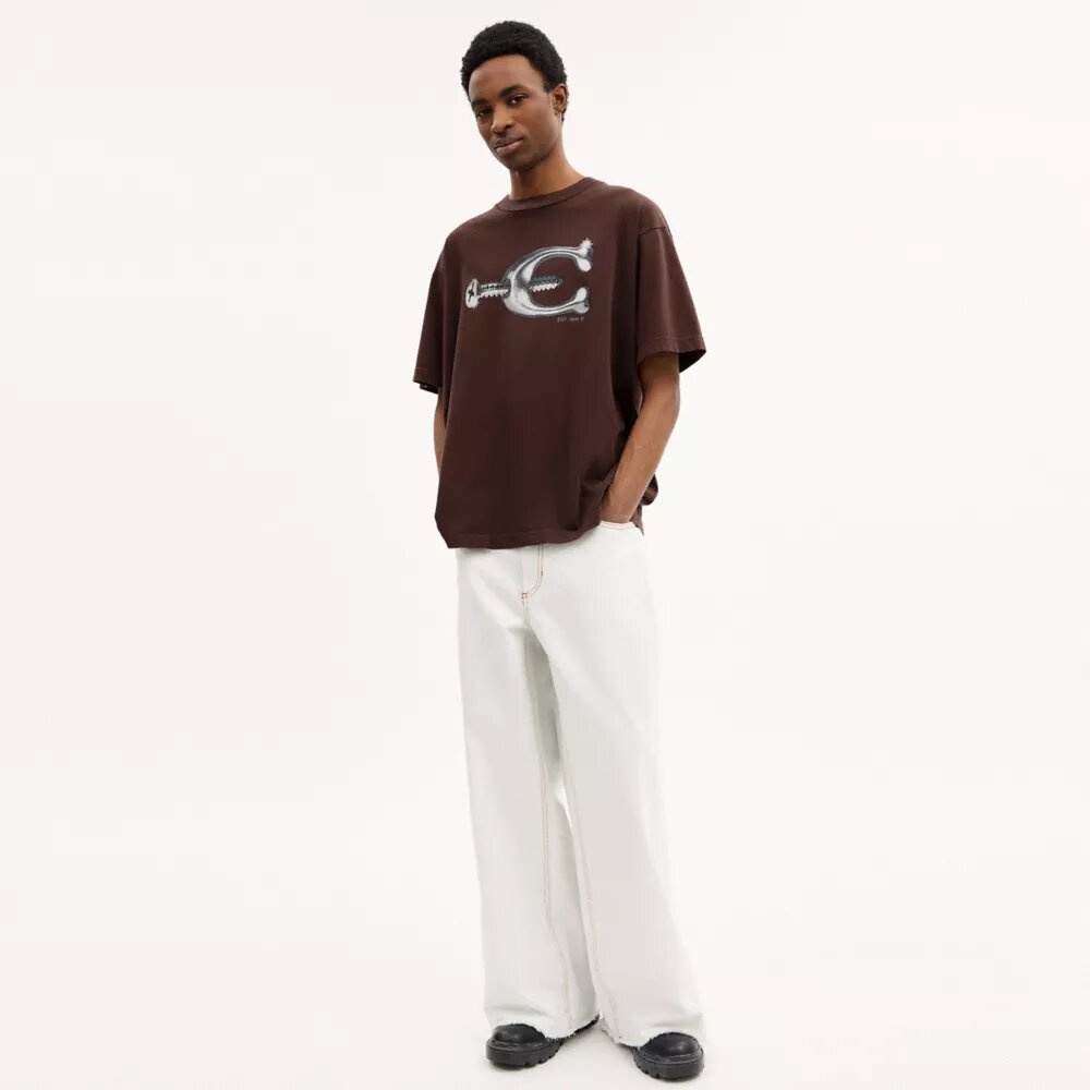 T-shirt „Hardware Relaxed” z bawełny organicznej