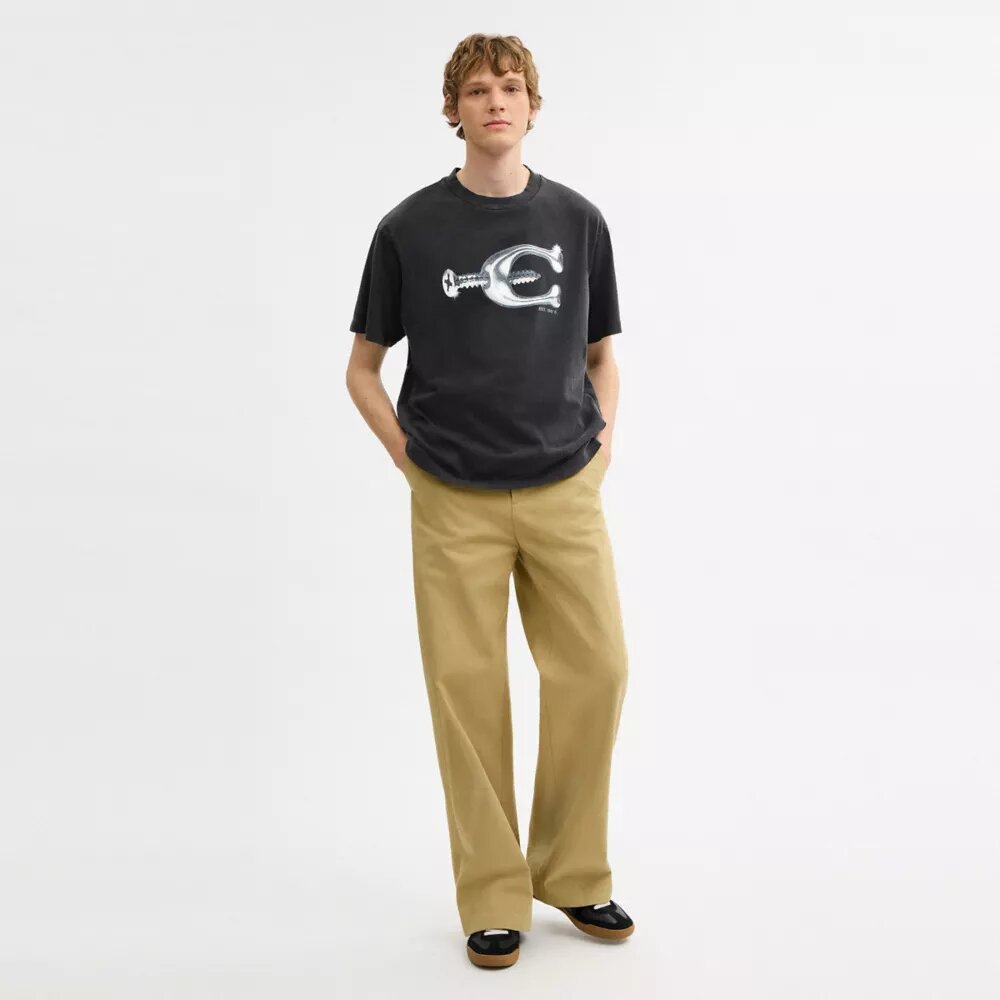 T-shirt „Hardware Relaxed” z bawełny organicznej