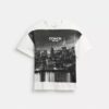 T-shirt Postcard o luźnym kroju