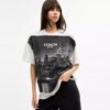 T-shirt Postcard o luźnym kroju