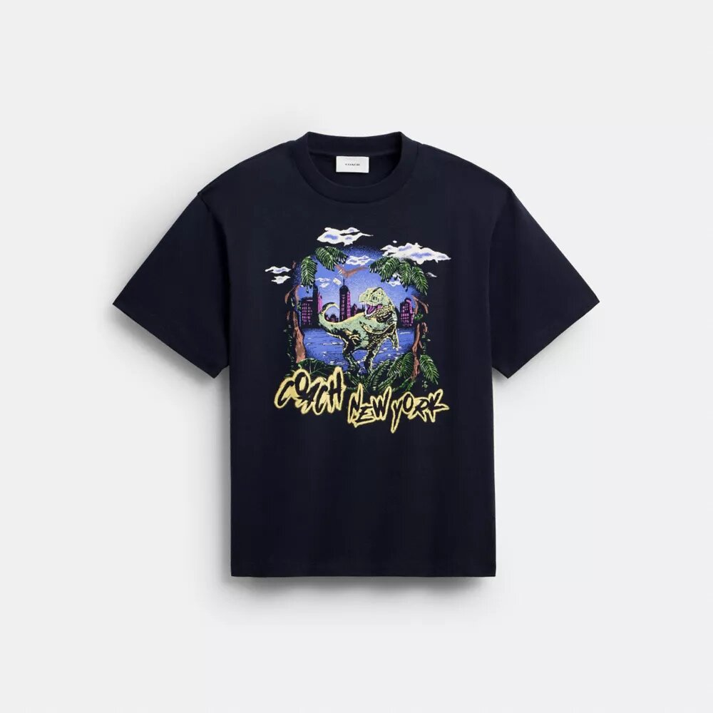 T-shirt Rexy „10th Birthday Jungle Relaxed” z bawełny organicznej