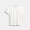 T-shirt z krótkim rękawem i kieszenią z bawełny organicznej