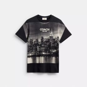 T-shirt z motywem pocztówki