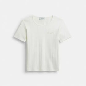 T-shirty Pointelle