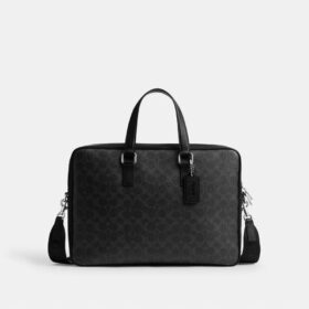 Torbę Caden Brief z Signature Canvas