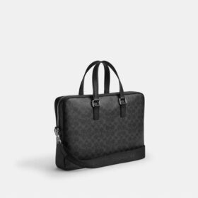 Torbę Caden Brief z Signature Canvas