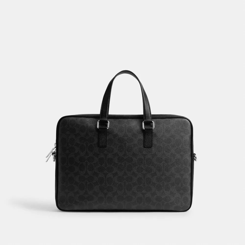 Torbę Caden Brief z Signature Canvas