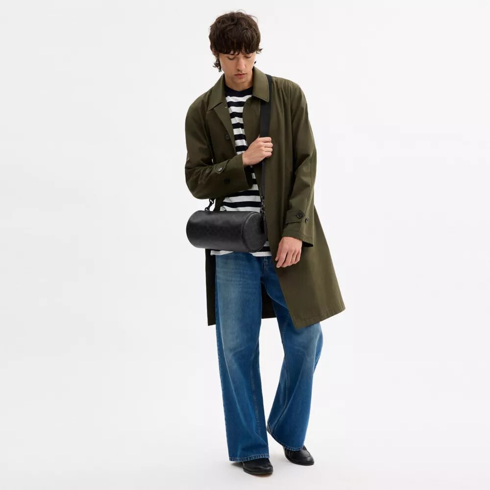 Torba Andre Barrel Bag 30 z Signature Canvas