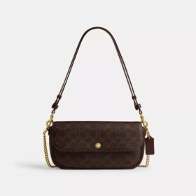 Torba Brooke z klapką i łańcuszkiem z Signature Canvas