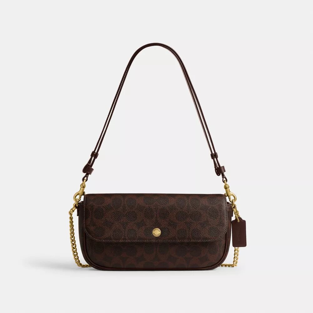 Torba Brooke z klapką i łańcuszkiem z Signature Canvas