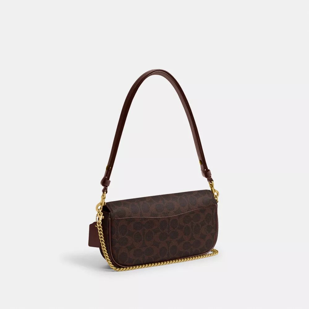 Torba Brooke z klapką i łańcuszkiem z Signature Canvas