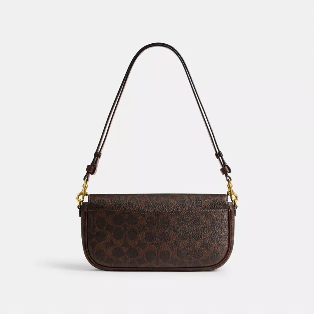 Torba Brooke z klapką i łańcuszkiem z Signature Canvas