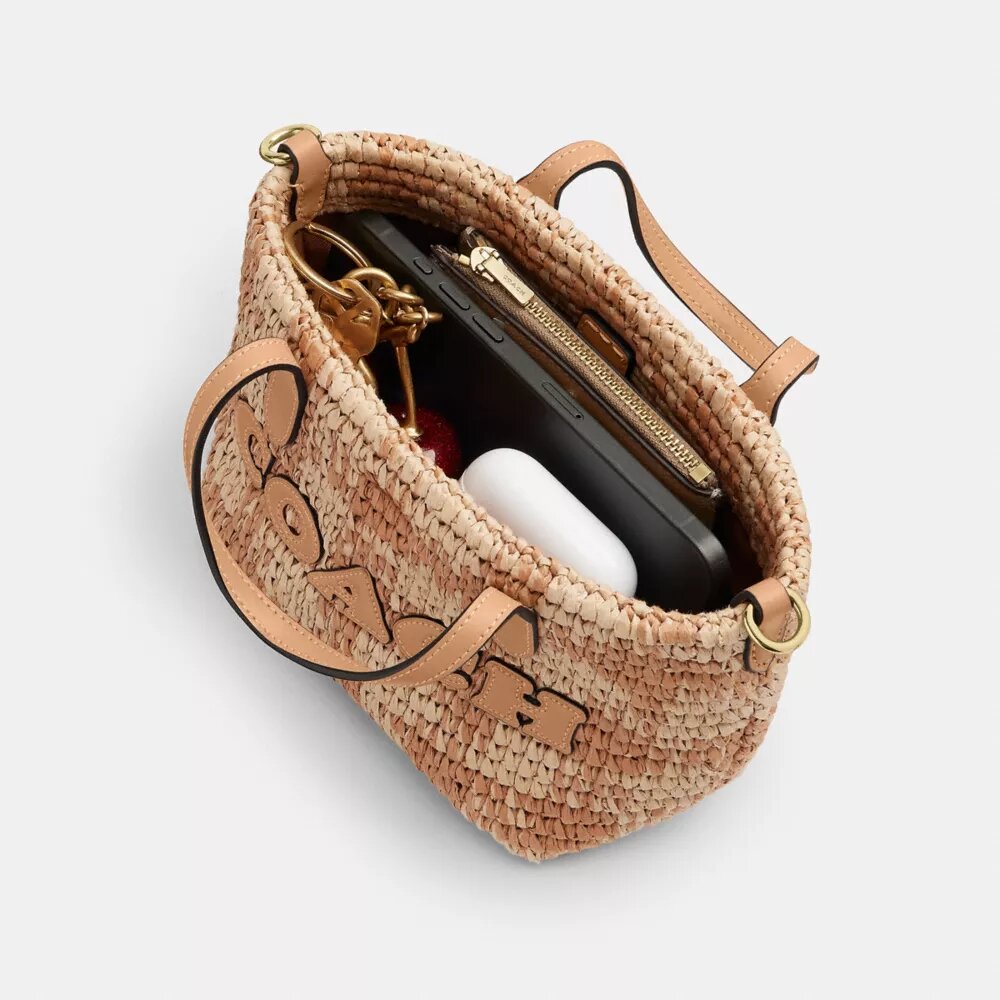 Torba City Mini Shopper z nadrukiem w kratkę