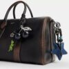 Torba Compass 35 z postarzanej skóry z zawieszkami