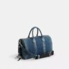 Torba Compass 35 z regenerowanego denimu bawełnianego z zawieszkami