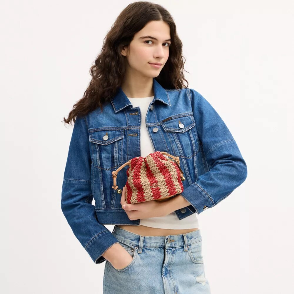 Torba Faye Mini ze sznurkiem i paskami
