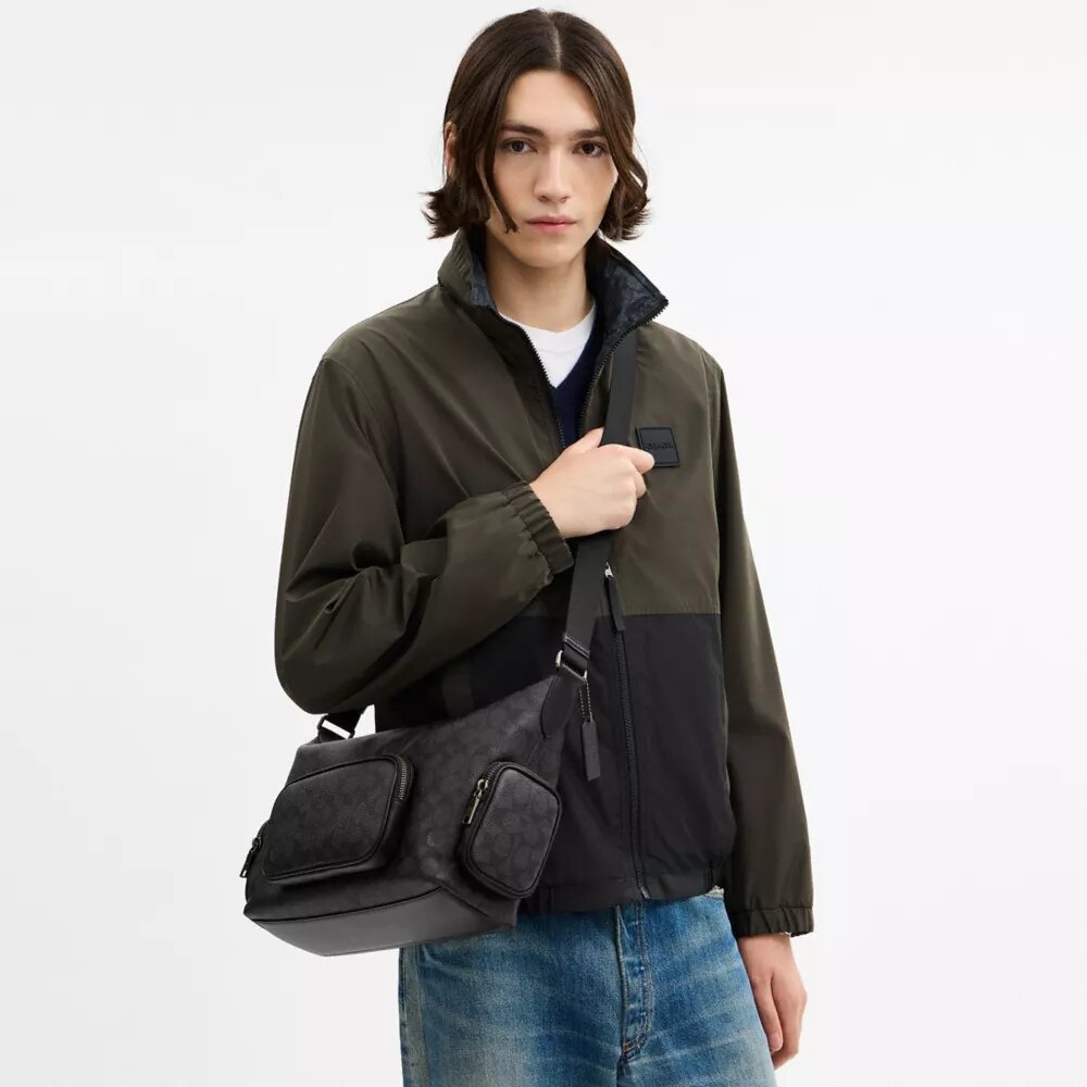 Torba Finn na ramię z kieszeniami z Signature Canvas