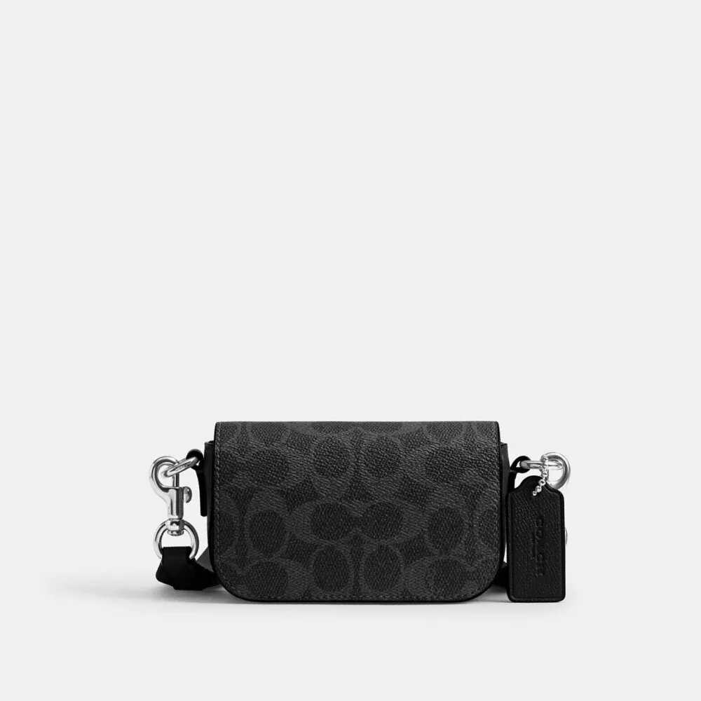 Torba listonoszka z klapką z Signature Canvas