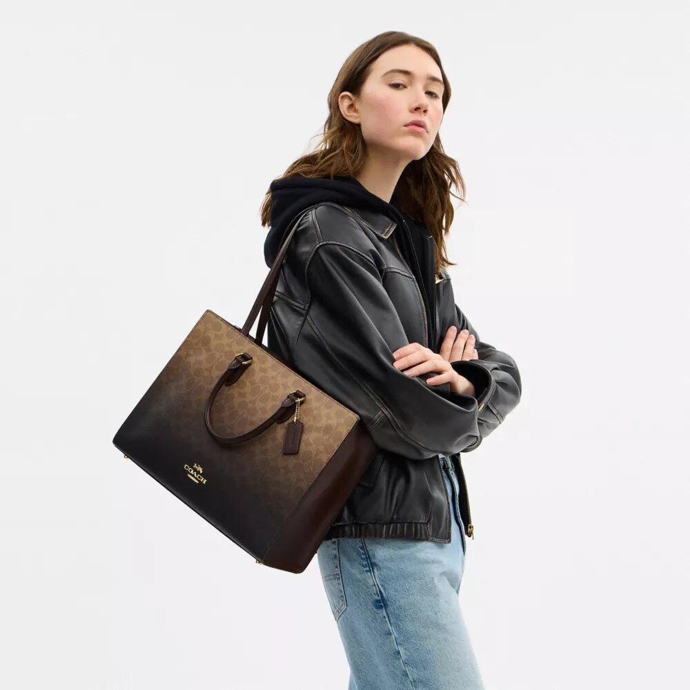 Torba Maggie Shopper w stylu ombre z Signature Canvas