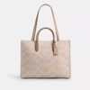 Torba Maggie z Signature Canvas w blokowe wzory